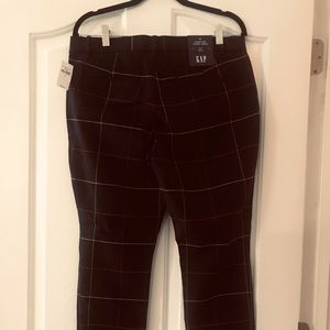 Navy plaid Gap signature Skinny Ankle Size 12 NWT
